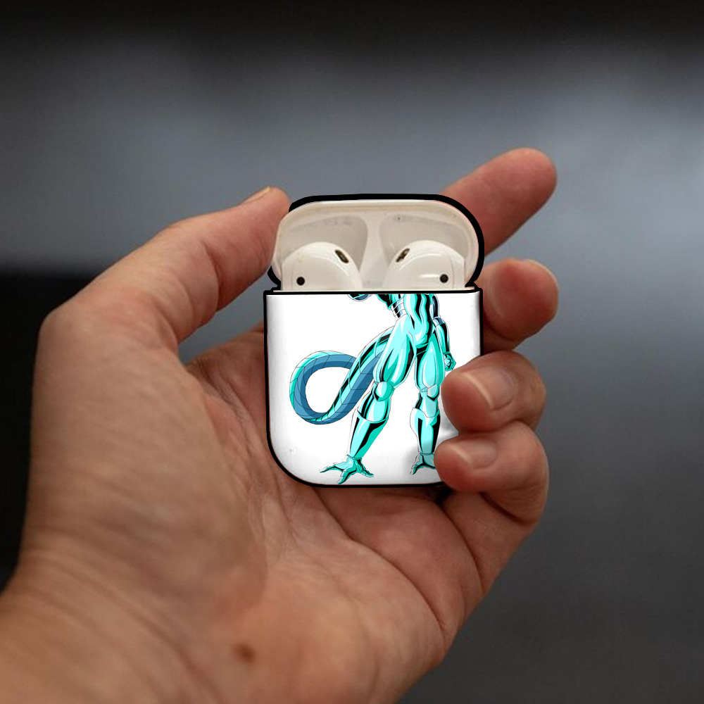 ドラゴンボール クウラ DRAGON BALL Cooler Coora AirPods 第2世代保護ケース ハードシェル ブラック 耐衝撃・防指紋・カラビナ付き