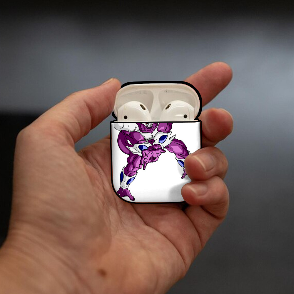 ドラゴンボール クウラ DRAGON BALL Cooler Coora AirPods 第2世代保護ケース ハードシェル ブラック 耐衝撃・防指紋・カラビナ付き