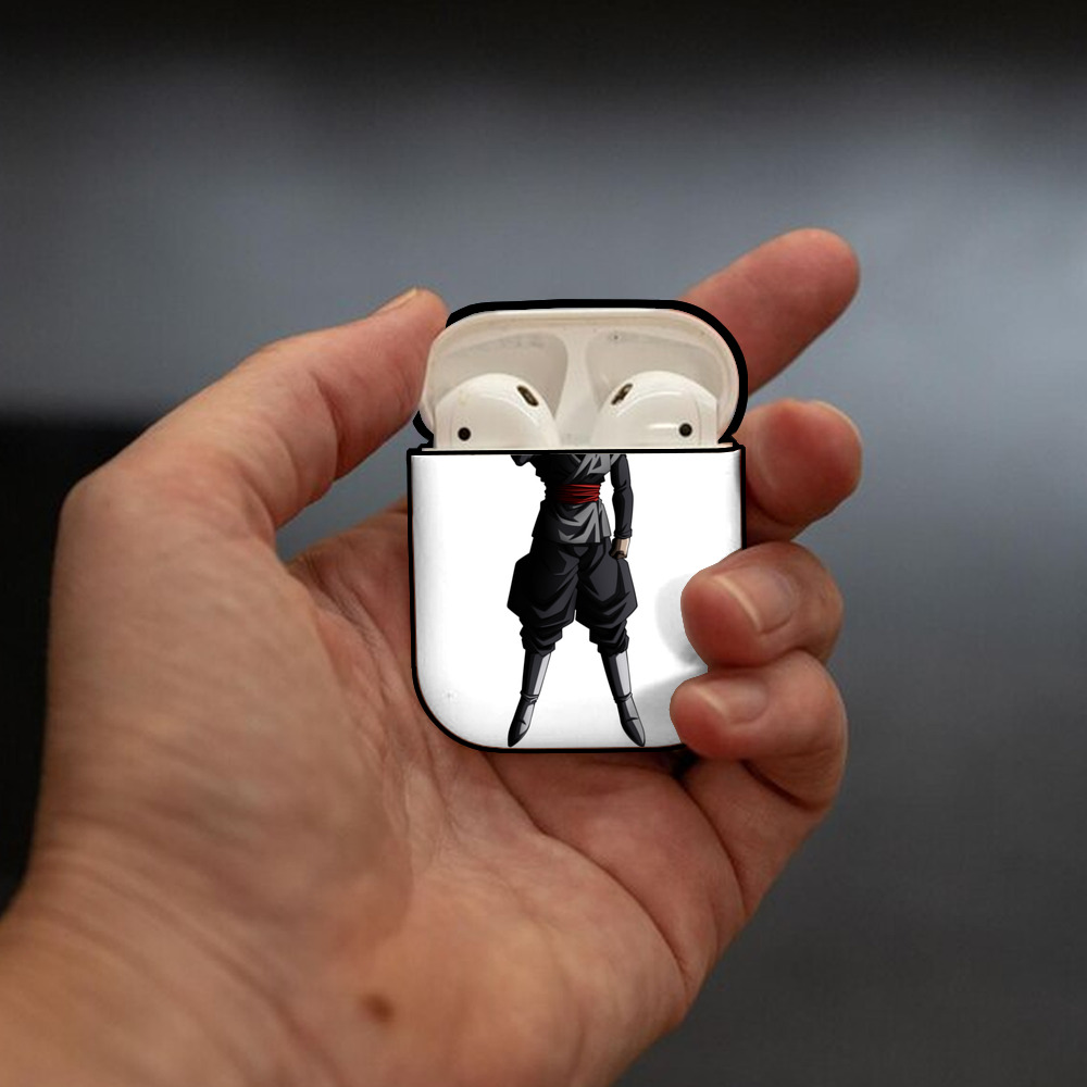 ドラゴンボール ベジット DRAGON BALL Vegetto AirPods 第2世代保護ケース ハードシェル ブラック 耐衝撃・防指紋・カラビナ付き