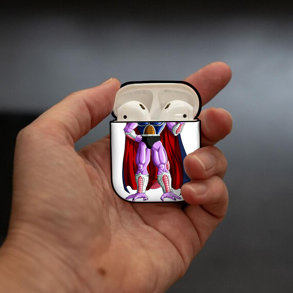 ドラゴンボール コルド大王 DRAGON BALL King Cold AirPods 第2世代保護ケース ハードシェル ブラック 耐衝撃・防指紋・カラビナ付き