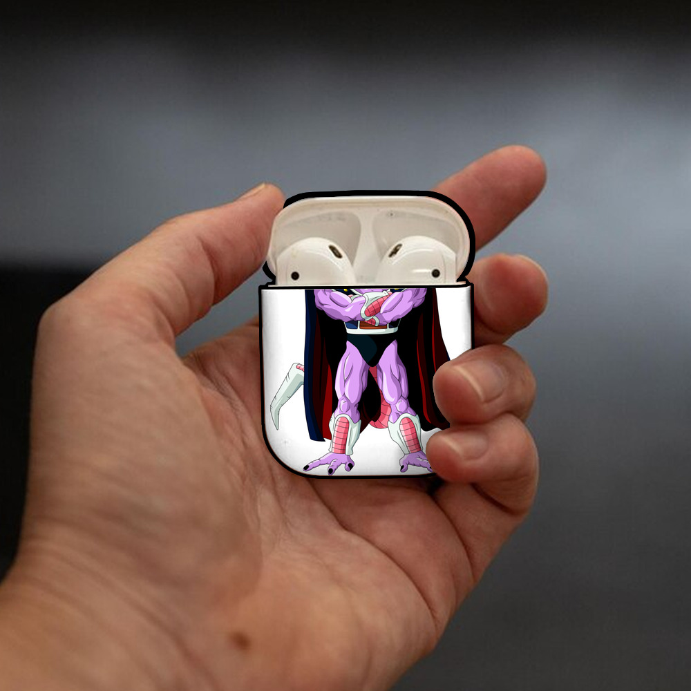 ドラゴンボール コルド大王 DRAGON BALL King Cold AirPods 第2世代保護ケース ハードシェル ブラック 耐衝撃・防指紋・カラビナ付き
