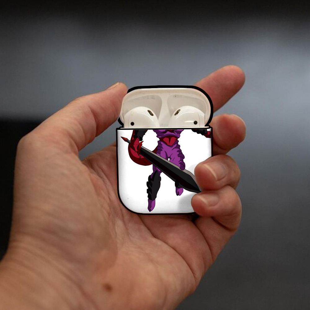 ドラゴンボール ジャネンバ DRAGON BALL Janemba AirPods 第2世代保護ケース ハードシェル ブラック 耐衝撃・防指紋・カラビナ付き