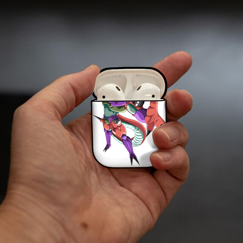 ドラゴンボール ジャネンバ DRAGON BALL Janemba AirPods 第2世代保護ケース ハードシェル ブラック 耐衝撃・防指紋・カラビナ付き