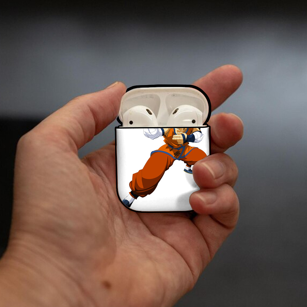 ドラゴンボール ヤムチャ DRAGON BALL Yamcha AirPods 第2世代保護ケース ハードシェル ブラック 耐衝撃・防指紋・カラビナ付き