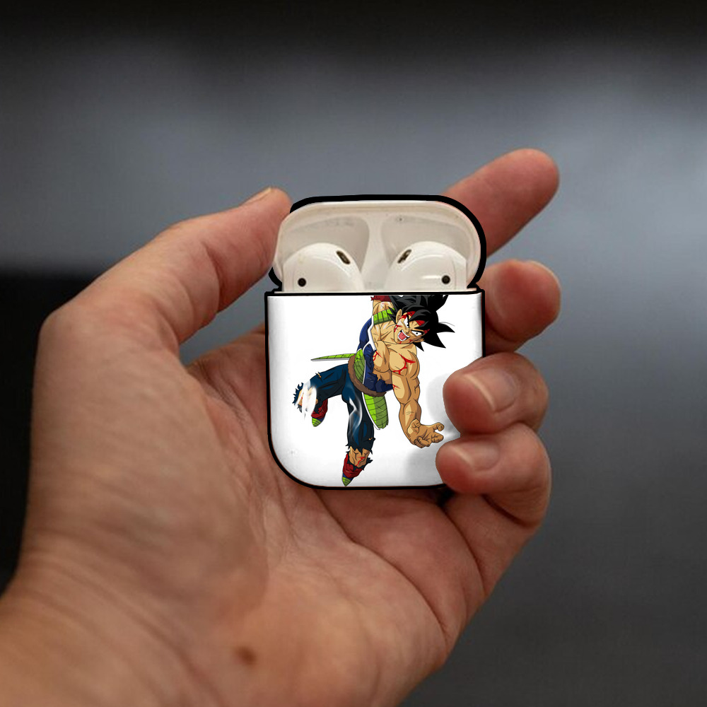 ドラゴンボール バーダック DRAGON BALL Burdock AirPods 第2世代保護ケース ハードシェル ブラック 耐衝撃・防指紋・カラビナ付き