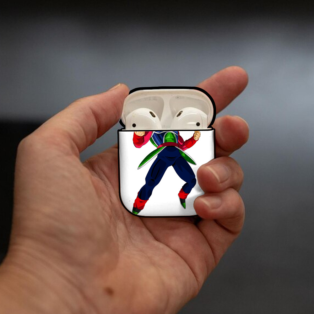 ドラゴンボール バーダック DRAGON BALL Burdock AirPods 第2世代保護ケース ハードシェル ブラック 耐衝撃・防指紋・カラビナ付き