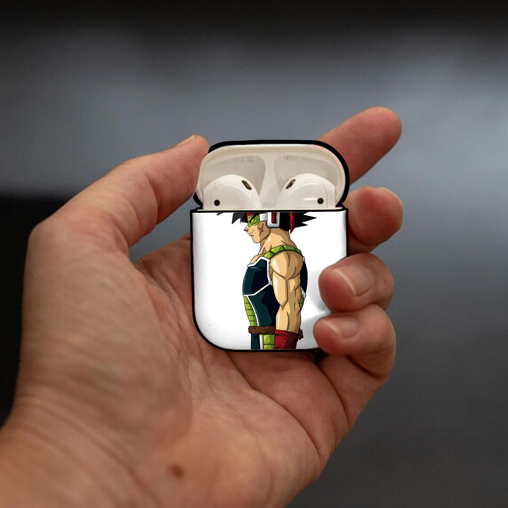 ドラゴンボール バーダック DRAGON BALL Burdock AirPods 第2世代保護ケース ハードシェル ブラック 耐衝撃・防指紋・カラビナ付き