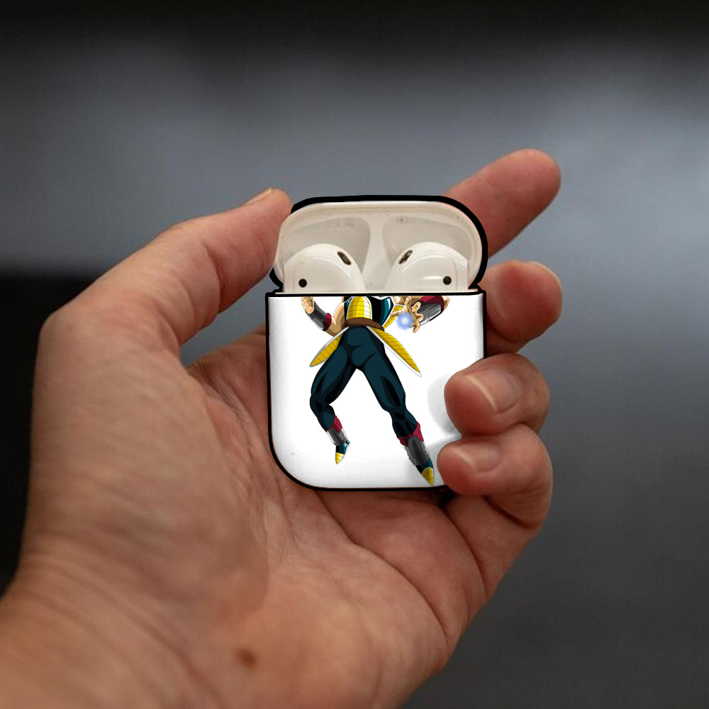 ドラゴンボール バーダック DRAGON BALL Burdock AirPods 第2世代保護ケース ハードシェル ブラック 耐衝撃・防指紋・カラビナ付き