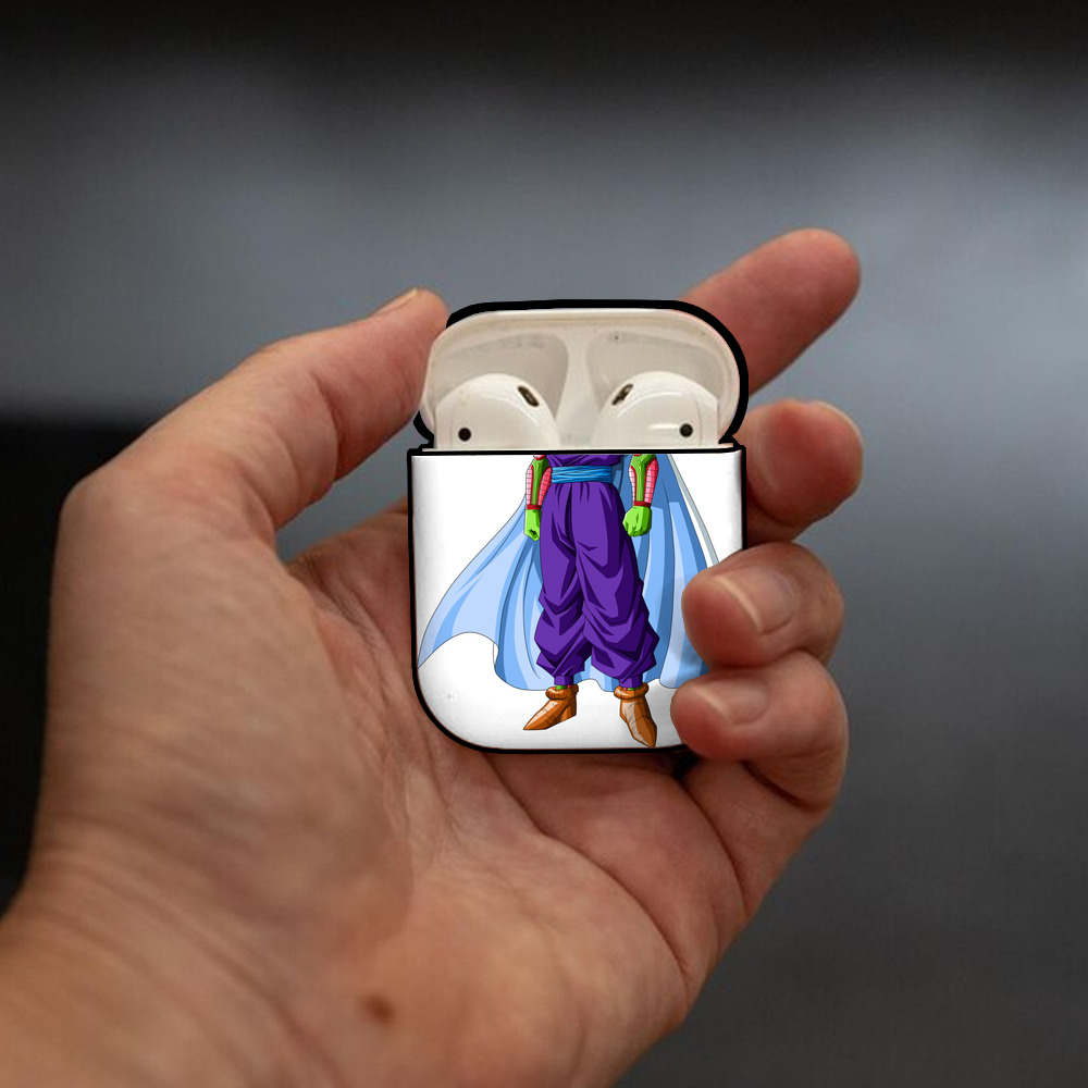 ドラゴンボール ピッコロ DRAGON BALL Piccolo AirPods 第2世代保護ケース ハードシェル ブラック 耐衝撃・防指紋・カラビナ付き
