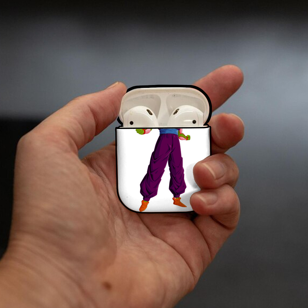 ドラゴンボール ピッコロ DRAGON BALL Piccolo AirPods 第2世代保護ケース ハードシェル ブラック 耐衝撃・防指紋・カラビナ付き