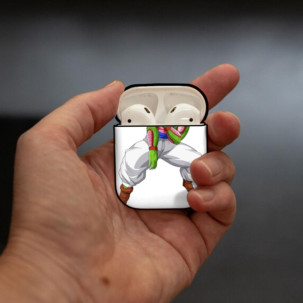 ドラゴンボール ピッコロ DRAGON BALL Piccolo AirPods 第2世代保護ケース ハードシェル ブラック 耐衝撃・防指紋・カラビナ付き