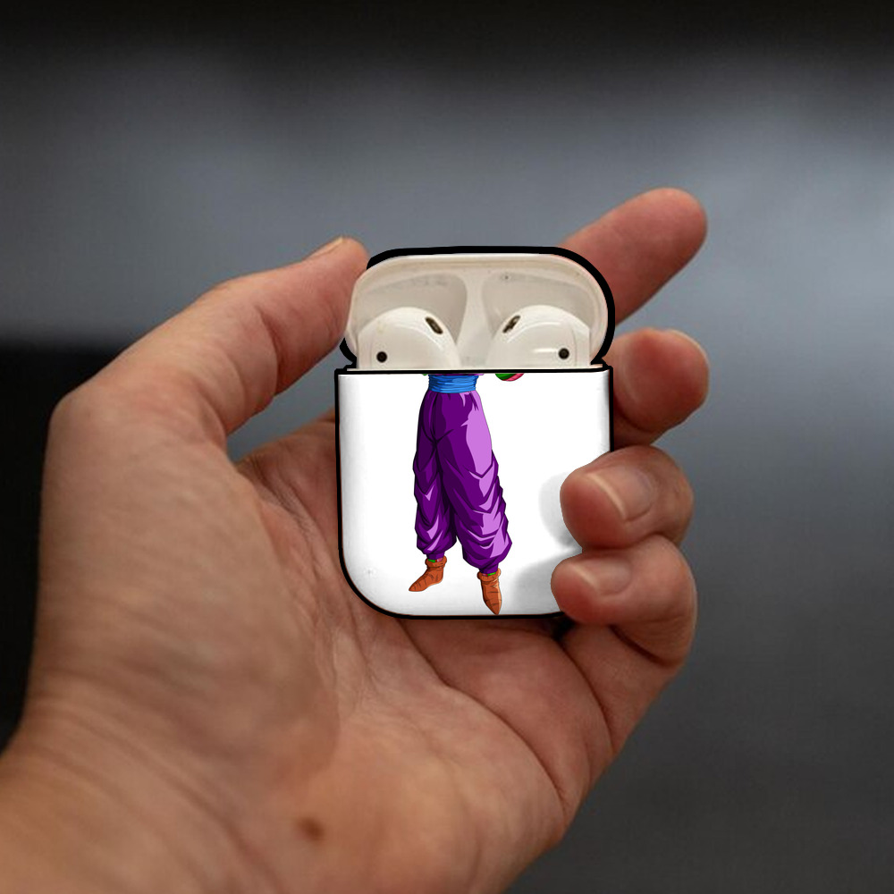 ドラゴンボール ピッコロ DRAGON BALL Piccolo AirPods 第2世代保護ケース ハードシェル ブラック 耐衝撃・防指紋・カラビナ付き