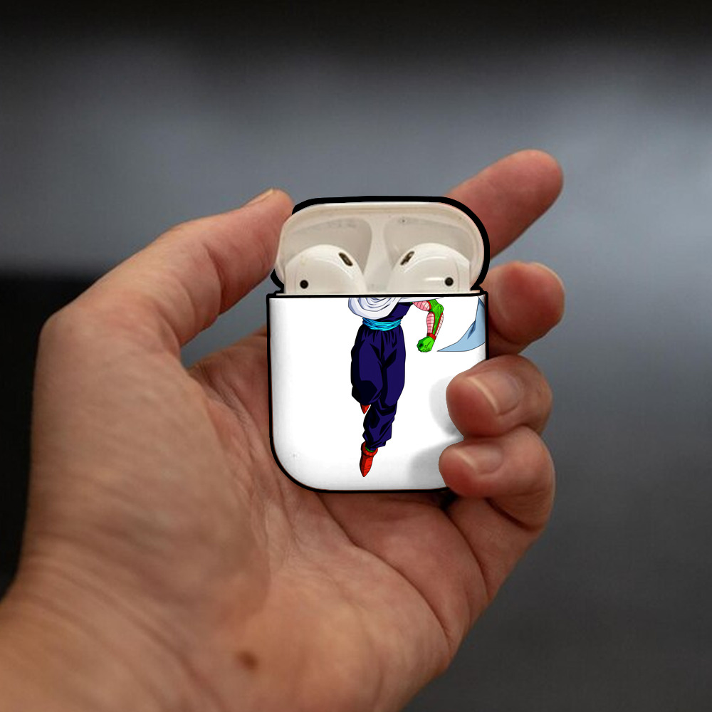 ドラゴンボール ピッコロ DRAGON BALL Piccolo AirPods 第2世代保護ケース ハードシェル ブラック 耐衝撃・防指紋・カラビナ付き