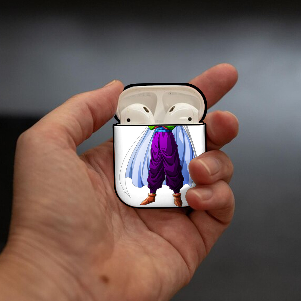 ドラゴンボール ピッコロ DRAGON BALL Piccolo AirPods 第2世代保護ケース ハードシェル ブラック 耐衝撃・防指紋・カラビナ付き