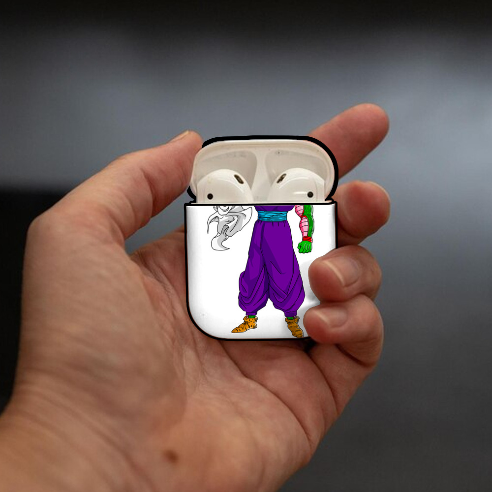 ドラゴンボール ピッコロ DRAGON BALL Piccolo AirPods 第2世代保護ケース ハードシェル ブラック 耐衝撃・防指紋・カラビナ付き