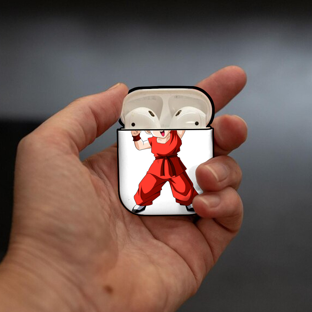 ドラゴンボール パン DRAGON BALL Pan AirPods 第2世代保護ケース ハードシェル ブラック 耐衝撃・防指紋・カラビナ付き