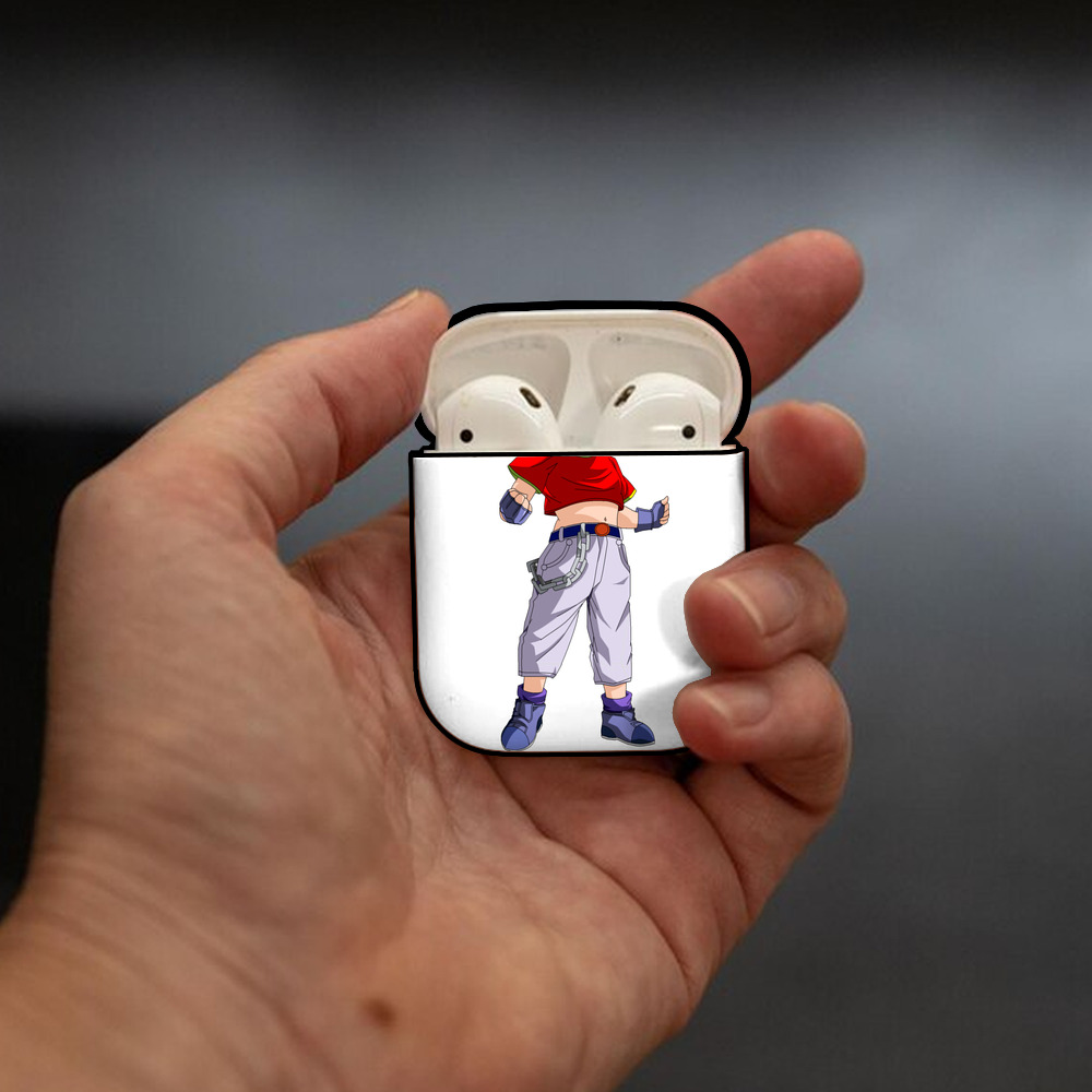 ドラゴンボール パン DRAGON BALL Pan AirPods 第2世代保護ケース ハードシェル ブラック 耐衝撃・防指紋・カラビナ付き
