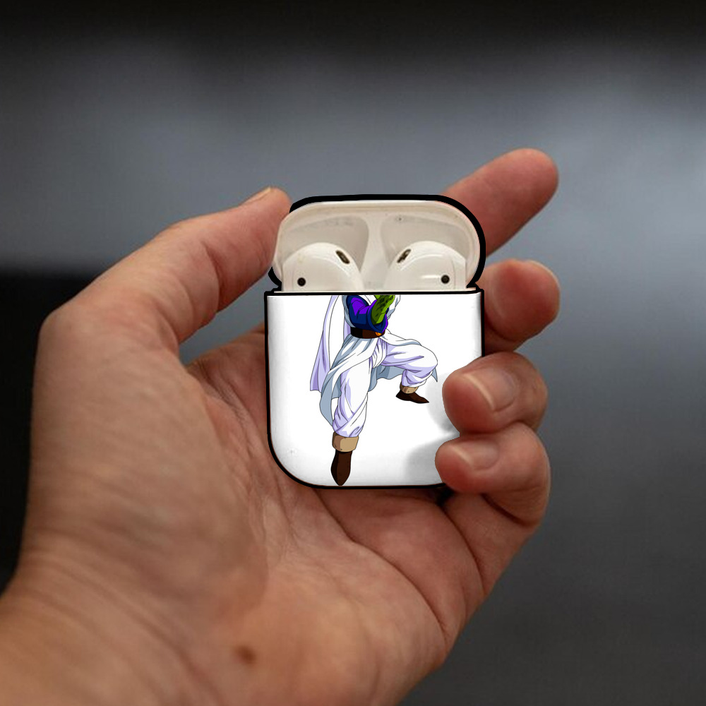 ドラゴンボール パイクーハン DRAGON BALL Pikkon AirPods 第2世代保護ケース ハードシェル ブラック 耐衝撃・防指紋・カラビナ付き