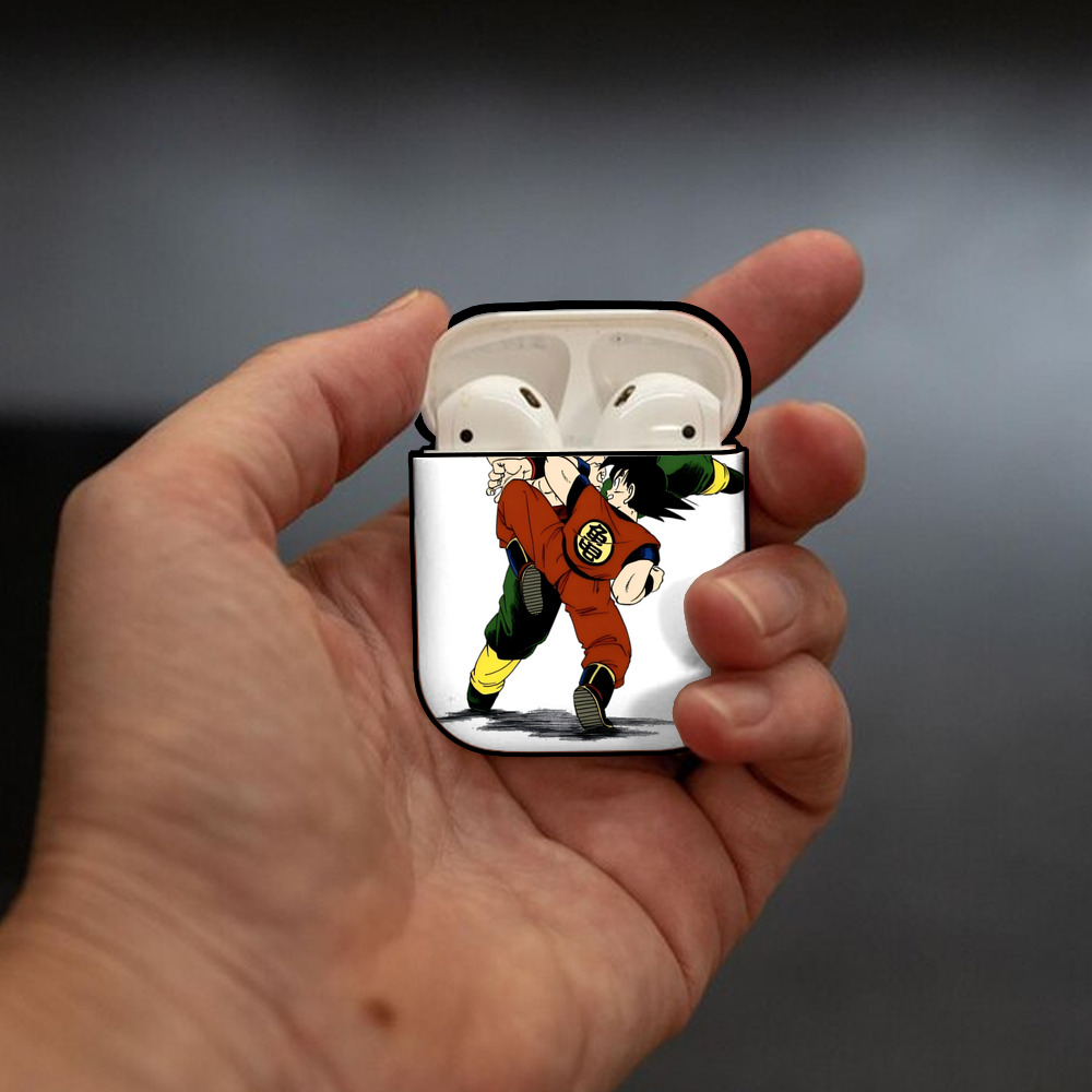 ドラゴンボール DRAGON BALL AirPods 第2世代保護ケース ハードシェル ブラック 耐衝撃・防指紋・カラビナ付き