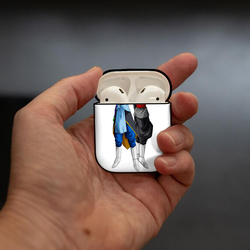 ドラゴンボール DRAGON BALL AirPods 第2世代保護ケース ハードシェル ブラック 耐衝撃・防指紋・カラビナ付き