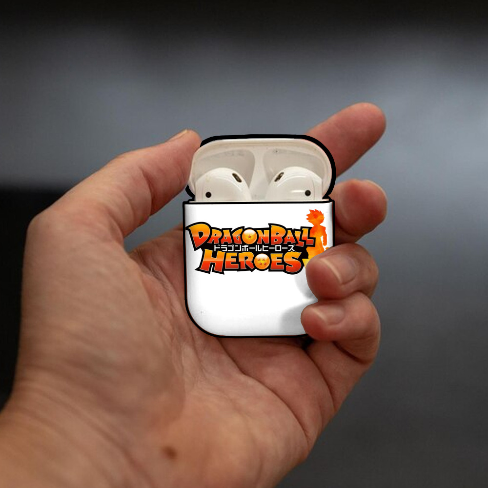 ドラゴンボール DRAGON BALL AirPods 第2世代保護ケース ハードシェル ブラック 耐衝撃・防指紋・カラビナ付き