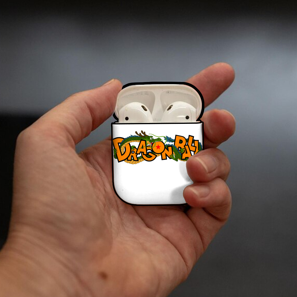 ドラゴンボール DRAGON BALL AirPods 第2世代保護ケース ハードシェル ブラック 耐衝撃・防指紋・カラビナ付き