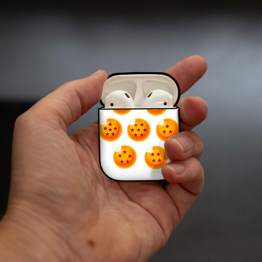 ドラゴンボール DRAGON BALL AirPods 第2世代保護ケース ハードシェル ブラック 耐衝撃・防指紋・カラビナ付き