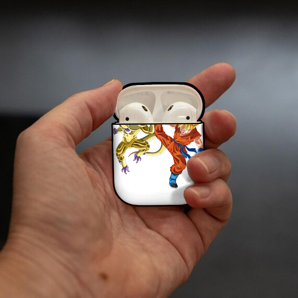ドラゴンボール DRAGON BALL AirPods 第2世代保護ケース ハードシェル ブラック 耐衝撃・防指紋・カラビナ付き