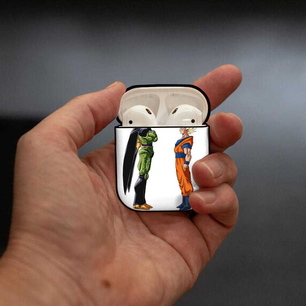 ドラゴンボール DRAGON BALL AirPods 第2世代保護ケース ハードシェル ブラック 耐衝撃・防指紋・カラビナ付き