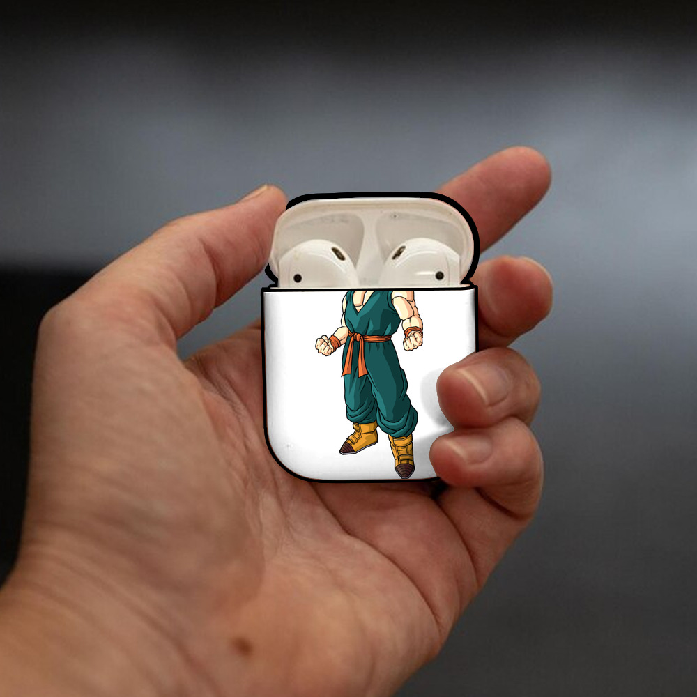 ドラゴンボール DRAGON BALL AirPods 第2世代保護ケース ハードシェル ブラック 耐衝撃・防指紋・カラビナ付き