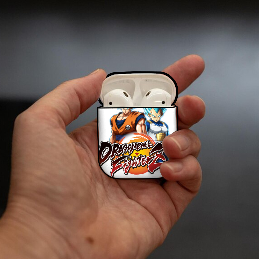 ドラゴンボール DRAGON BALL AirPods 第2世代保護ケース ハードシェル ブラック 耐衝撃・防指紋・カラビナ付き