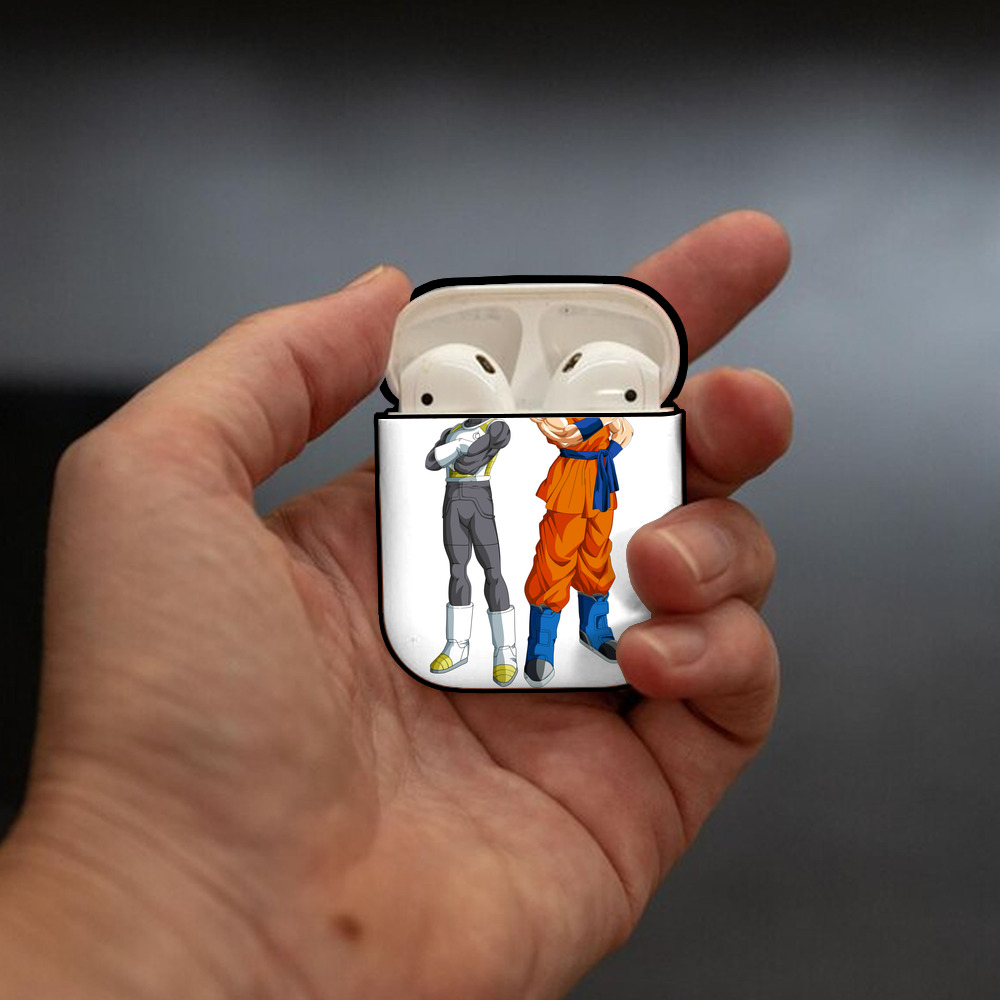 ドラゴンボール DRAGON BALL AirPods 第2世代保護ケース ハードシェル ブラック 耐衝撃・防指紋・カラビナ付き