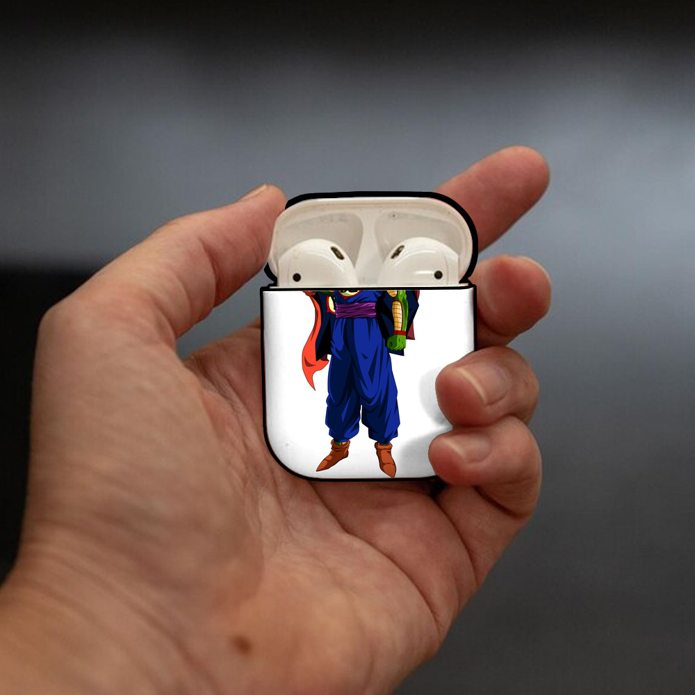 ドラゴンボール DRAGON BALL AirPods 第2世代保護ケース ハードシェル ブラック 耐衝撃・防指紋・カラビナ付き