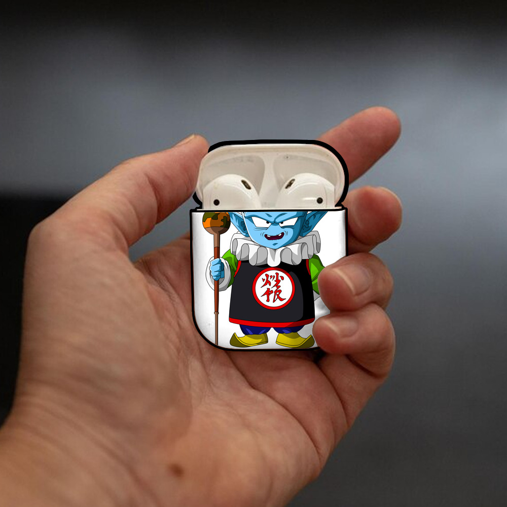 ドラゴンボール DRAGON BALL AirPods 第2世代保護ケース ハードシェル ブラック 耐衝撃・防指紋・カラビナ付き