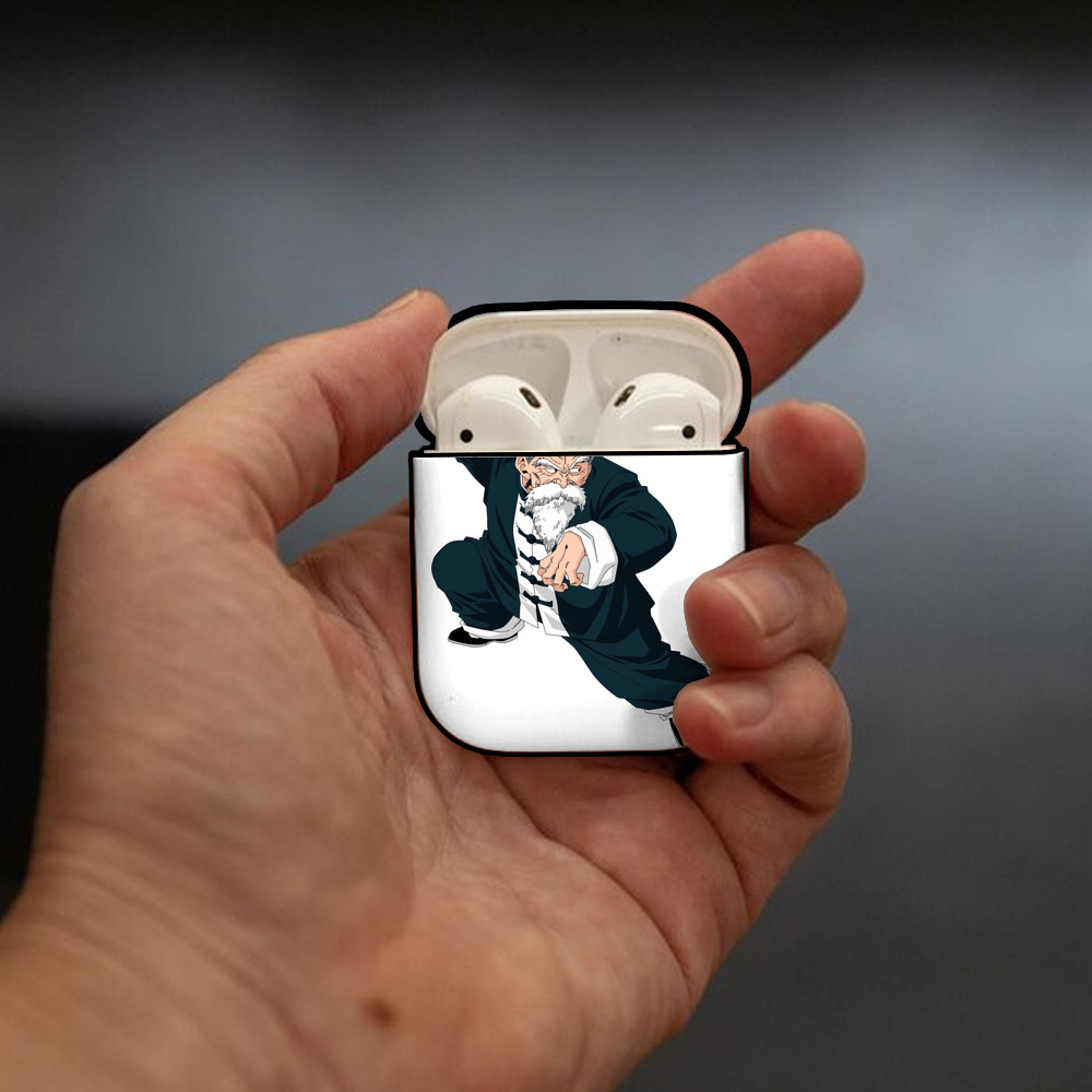 ドラゴンボール DRAGON BALL AirPods 第2世代保護ケース ハードシェル ブラック 耐衝撃・防指紋・カラビナ付き