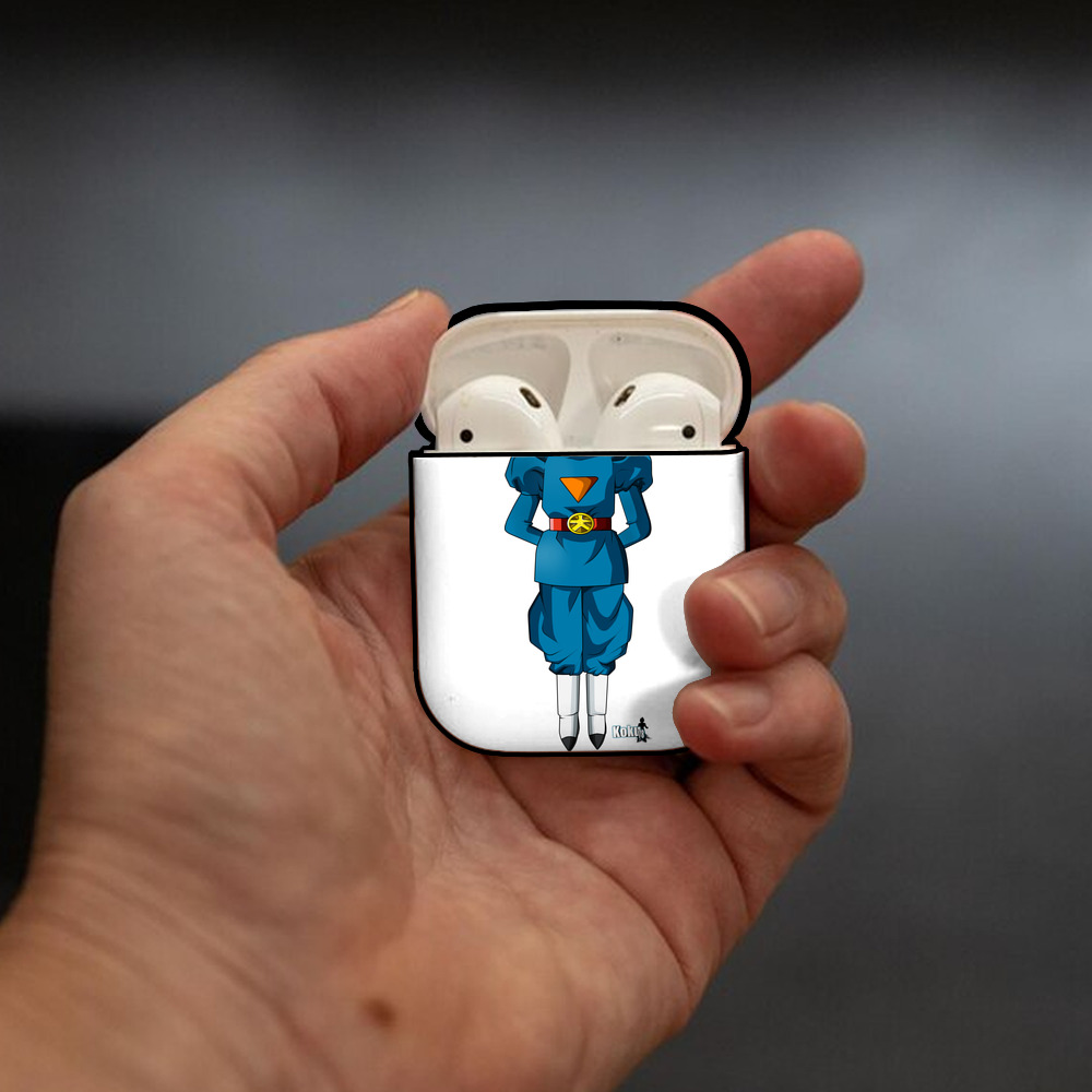 ドラゴンボール DRAGON BALL AirPods 第2世代保護ケース ハードシェル ブラック 耐衝撃・防指紋・カラビナ付き