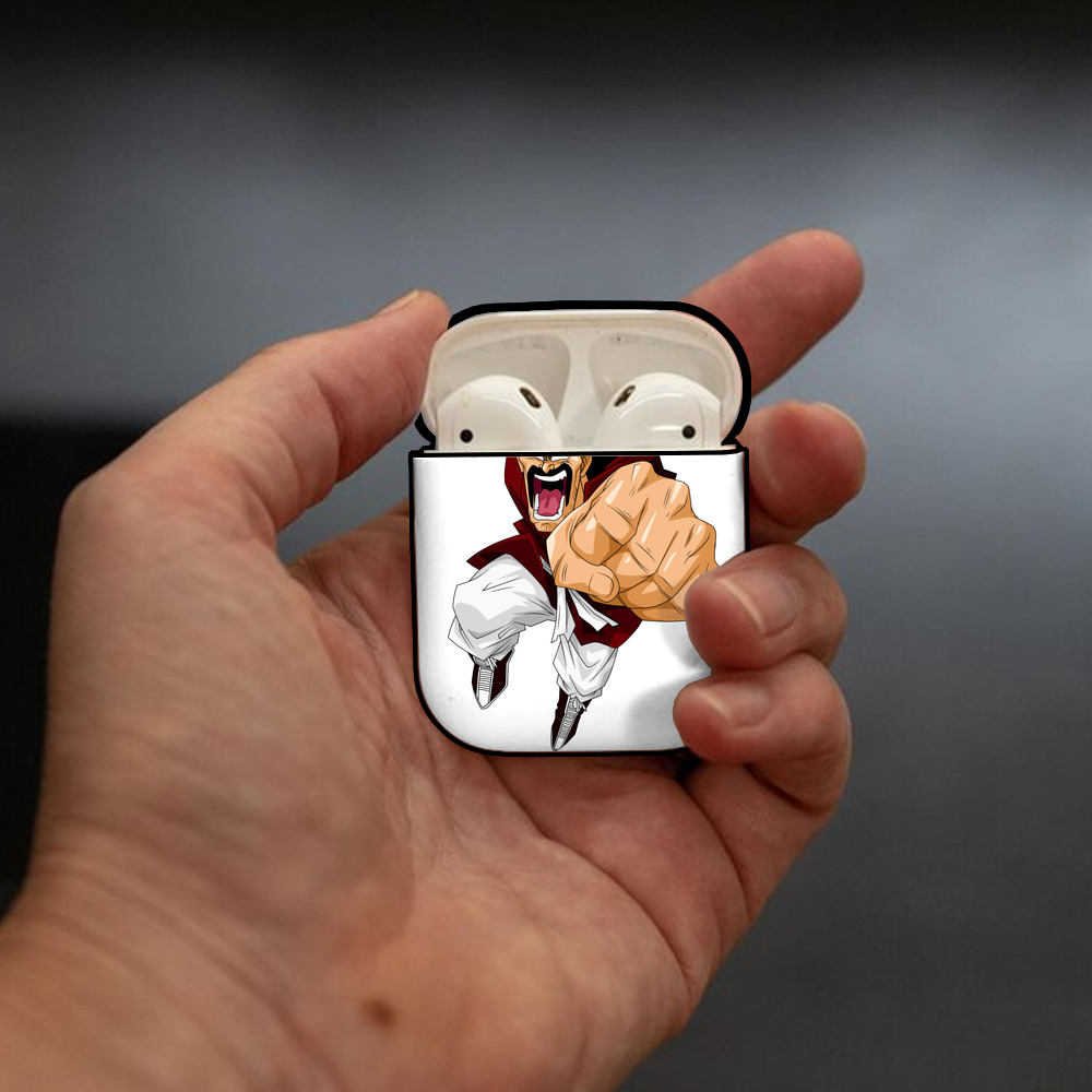 ドラゴンボール DRAGON BALL AirPods 第2世代保護ケース ハードシェル ブラック 耐衝撃・防指紋・カラビナ付き