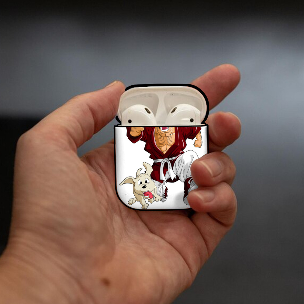 ドラゴンボール DRAGON BALL AirPods 第2世代保護ケース ハードシェル ブラック 耐衝撃・防指紋・カラビナ付き