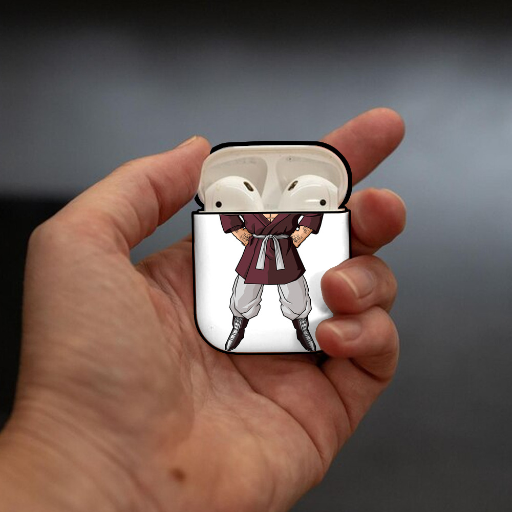 ドラゴンボール DRAGON BALL AirPods 第2世代保護ケース ハードシェル ブラック 耐衝撃・防指紋・カラビナ付き