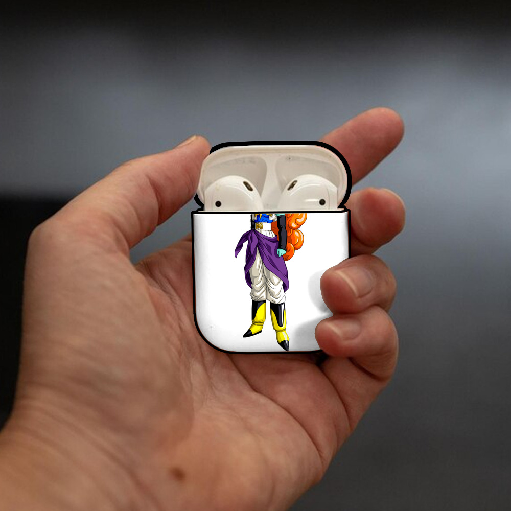 ドラゴンボール DRAGON BALL AirPods 第2世代保護ケース ハードシェル ブラック 耐衝撃・防指紋・カラビナ付き
