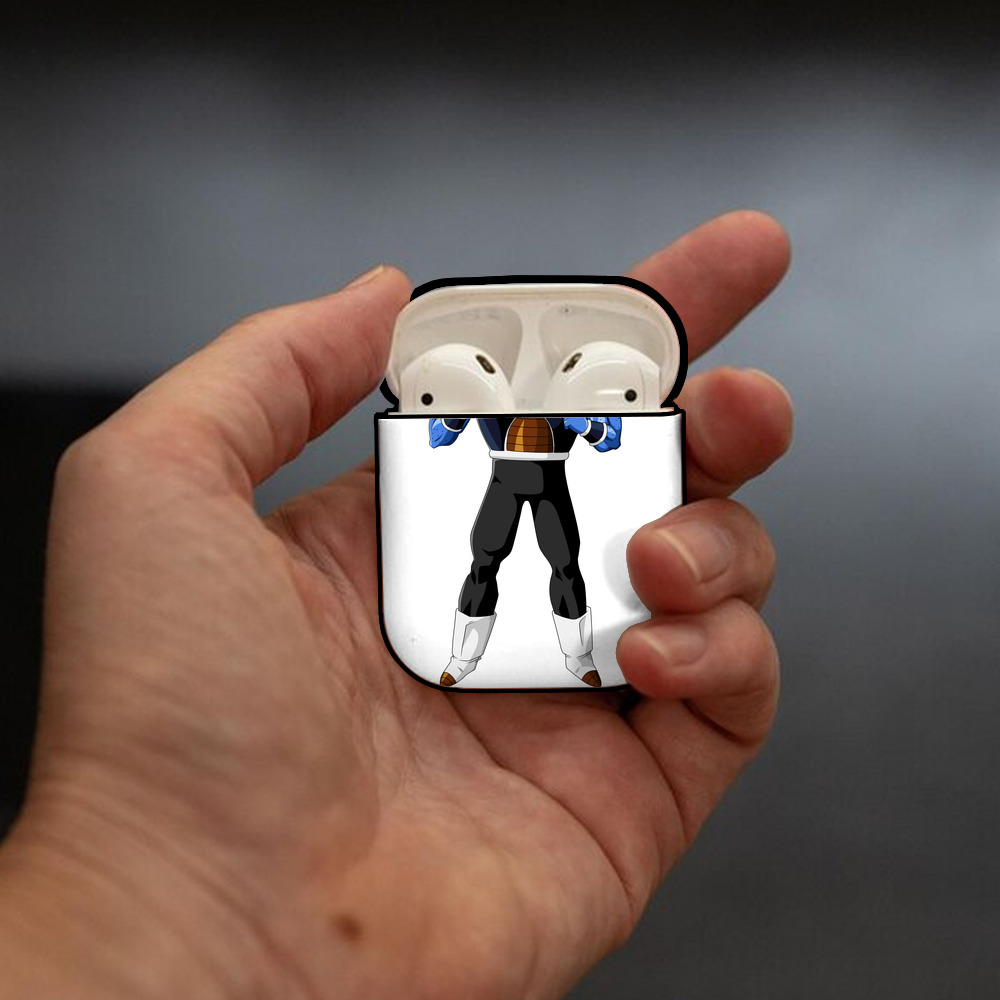 ドラゴンボール DRAGON BALL AirPods 第2世代保護ケース ハードシェル ブラック 耐衝撃・防指紋・カラビナ付き