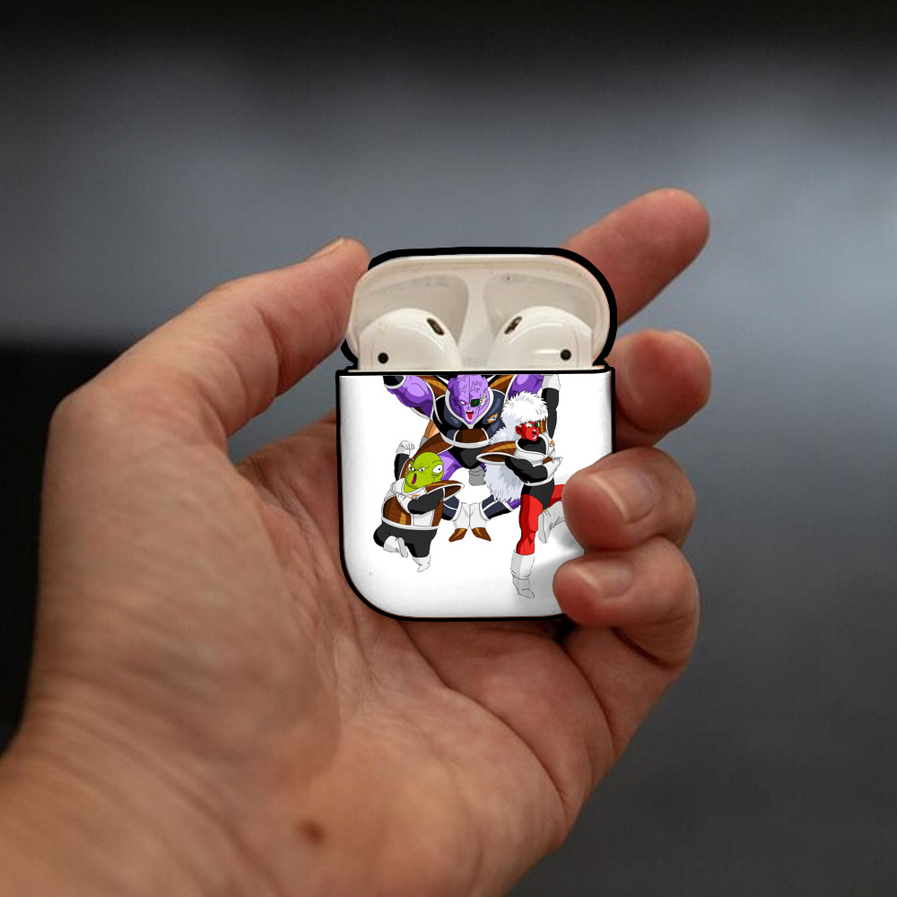ドラゴンボール DRAGON BALL AirPods 第2世代保護ケース ハードシェル ブラック 耐衝撃・防指紋・カラビナ付き