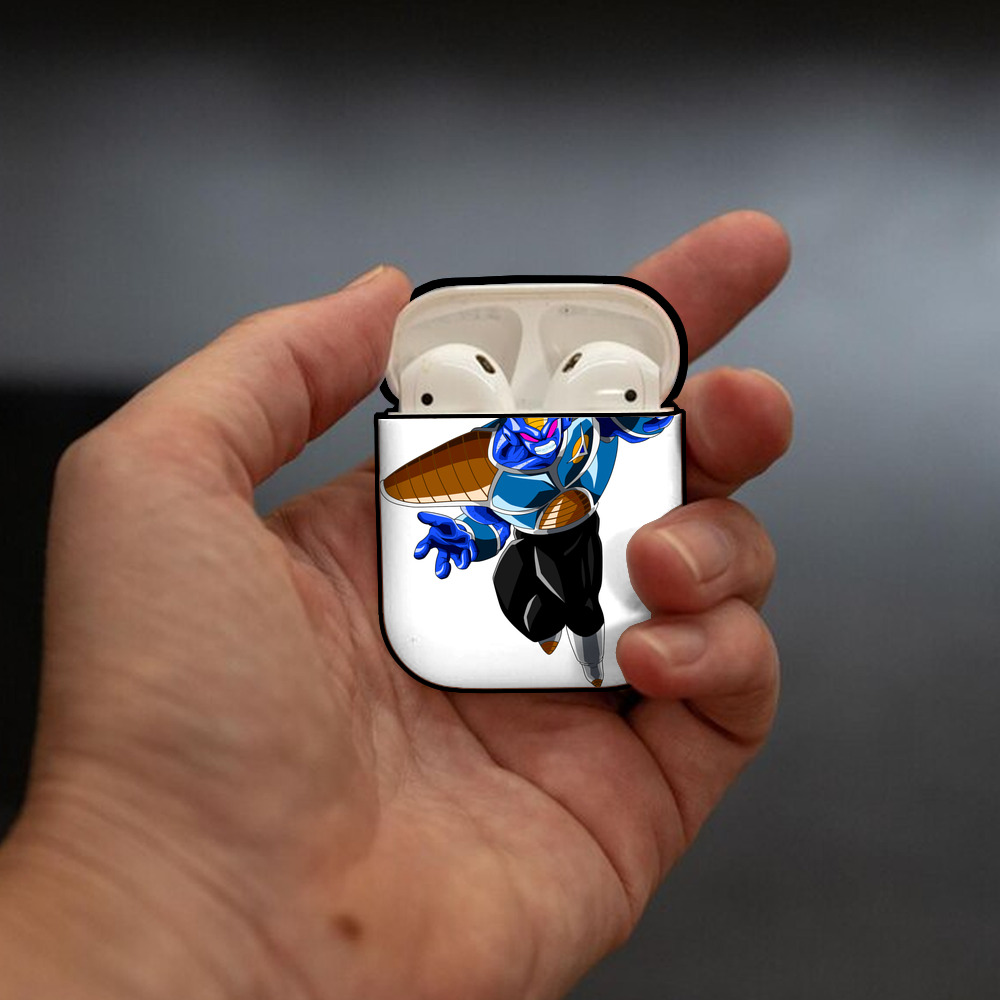 ドラゴンボール DRAGON BALL AirPods 第2世代保護ケース ハードシェル ブラック 耐衝撃・防指紋・カラビナ付き