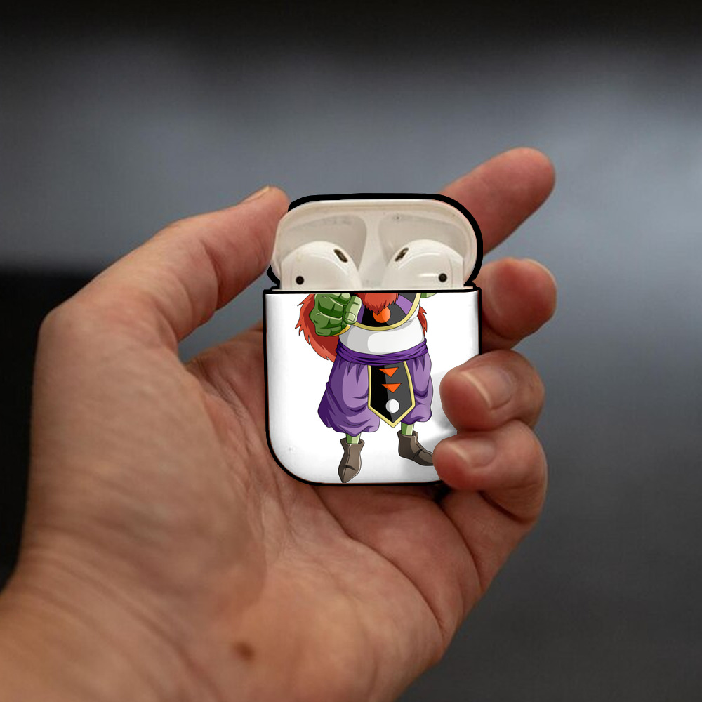 ドラゴンボール DRAGON BALL AirPods 第2世代保護ケース ハードシェル ブラック 耐衝撃・防指紋・カラビナ付き