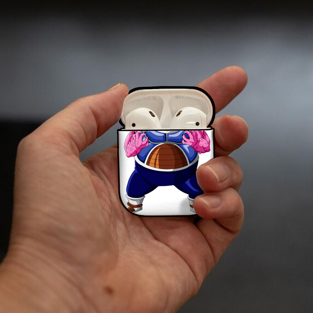 ドラゴンボール DRAGON BALL AirPods 第2世代保護ケース ハードシェル ブラック 耐衝撃・防指紋・カラビナ付き