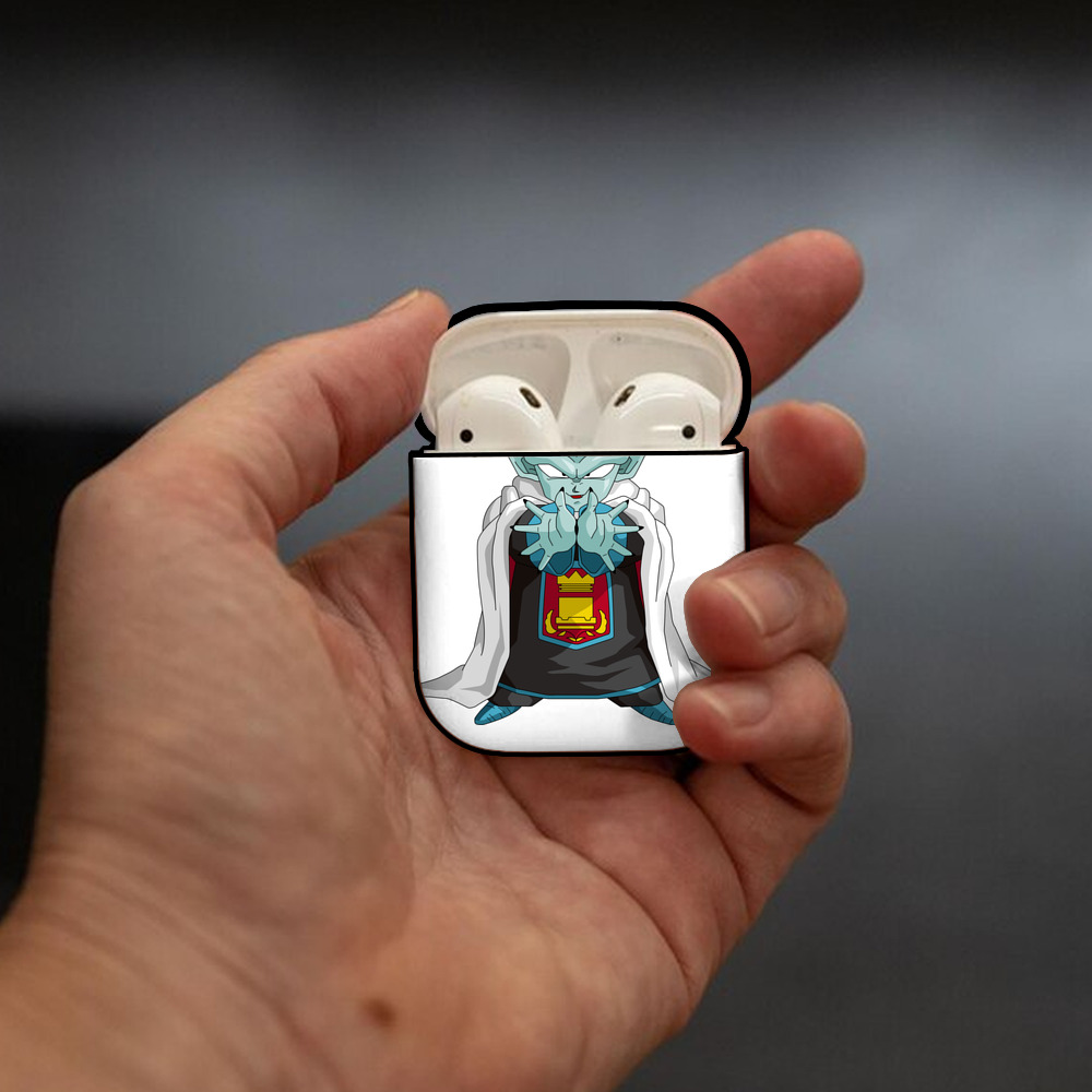 ドラゴンボール DRAGON BALL AirPods 第2世代保護ケース ハードシェル ブラック 耐衝撃・防指紋・カラビナ付き