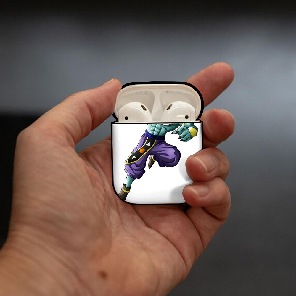 ドラゴンボール DRAGON BALL AirPods 第2世代保護ケース ハードシェル ブラック 耐衝撃・防指紋・カラビナ付き