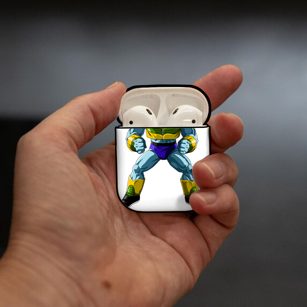ドラゴンボール DRAGON BALL AirPods 第2世代保護ケース ハードシェル ブラック 耐衝撃・防指紋・カラビナ付き