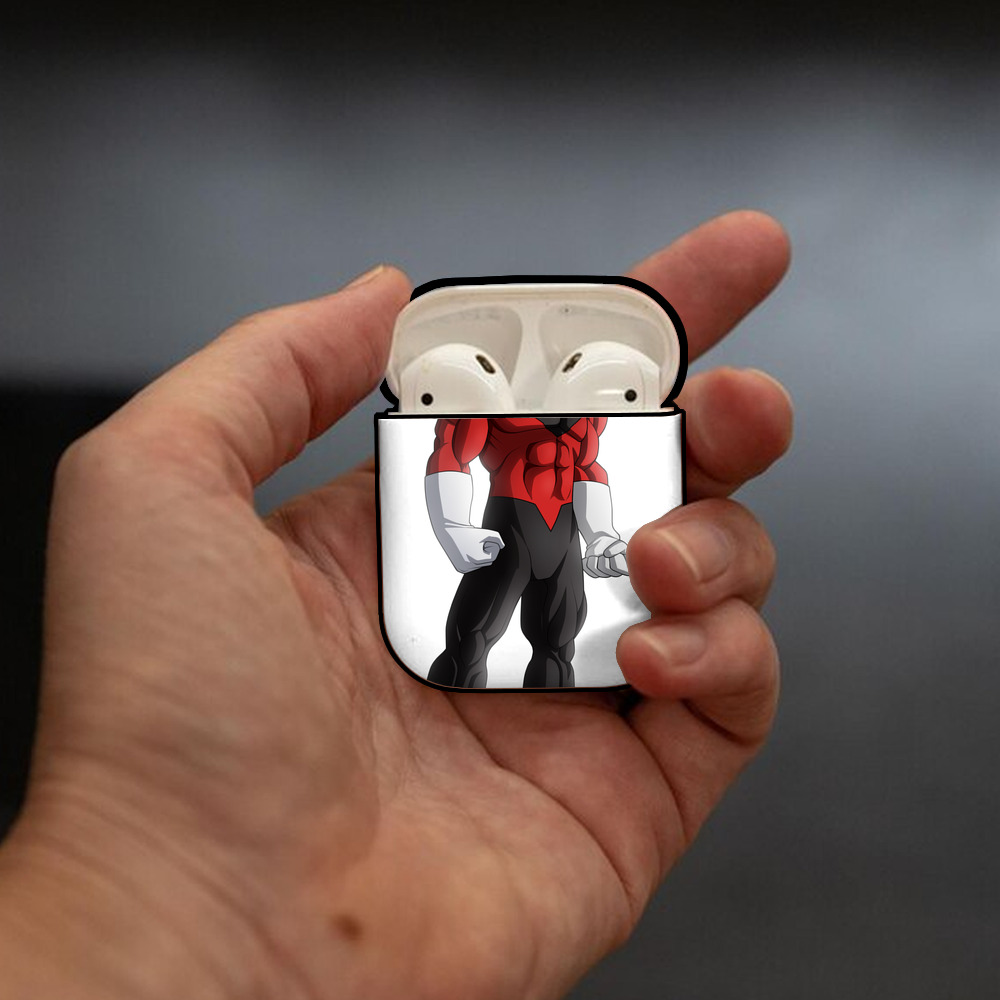 ドラゴンボール DRAGON BALL AirPods 第2世代保護ケース ハードシェル ブラック 耐衝撃・防指紋・カラビナ付き
