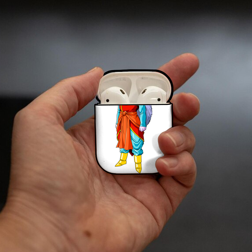 ドラゴンボール DRAGON BALL AirPods 第2世代保護ケース ハードシェル ブラック 耐衝撃・防指紋・カラビナ付き
